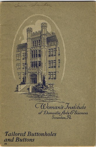 1916 woman institute - woman's,