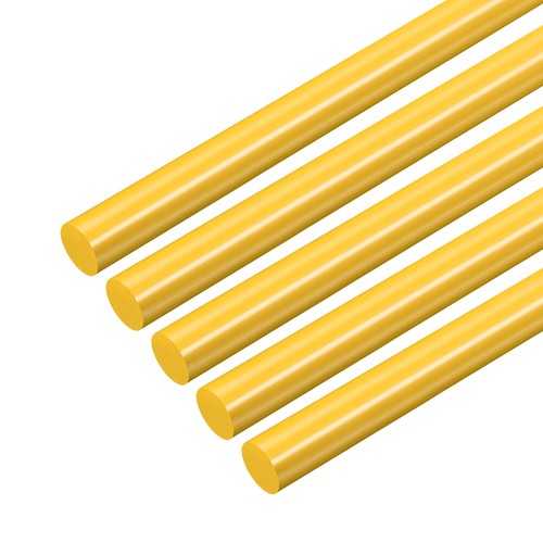 Pcs yellow plastic rods - rods, 18