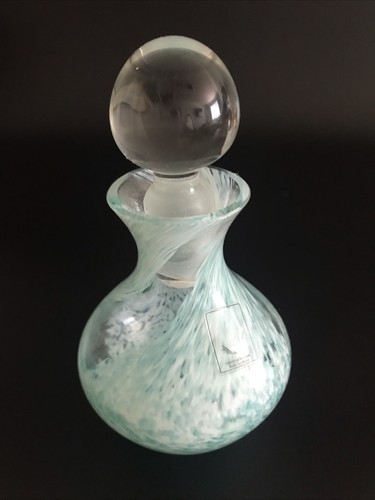 Glass perfume bottle - glass, stopper