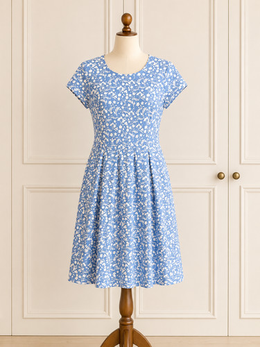 New hobbs blue white floral - blue,