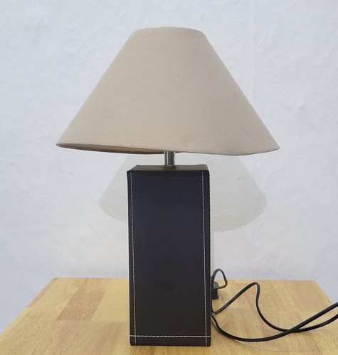 Modern brown faux leather - brown,