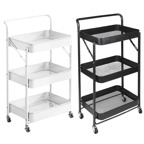 Tier metal folding trolley - 3,