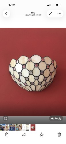 Tiffany style wall - tiffany, lights