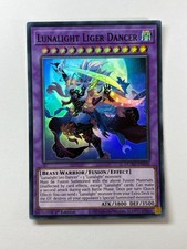 Lunalight Liger Dancer DUAD-EN030 Super Rare 1st Edition YuGiOh Card NM