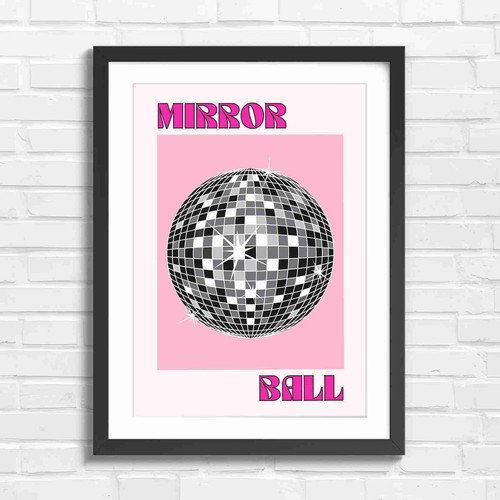 Disco mirror ball - mirror, art