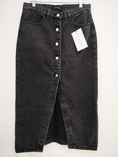 Pixie Girl Black Button Front