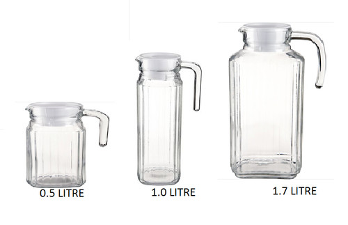 Luminarc fridge jug - luminarc, white