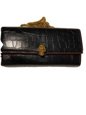 Alexander McQueen black croc