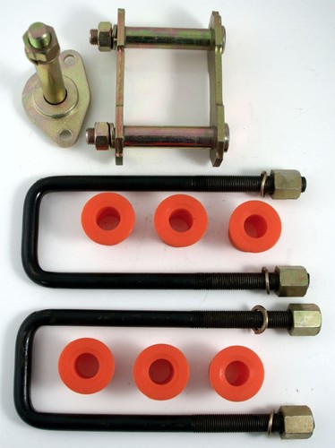Rear leaf spring fitting - spring, kit