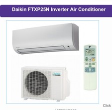 Daikin Sensira air conditioning unit 2.5kw FTXF fitted