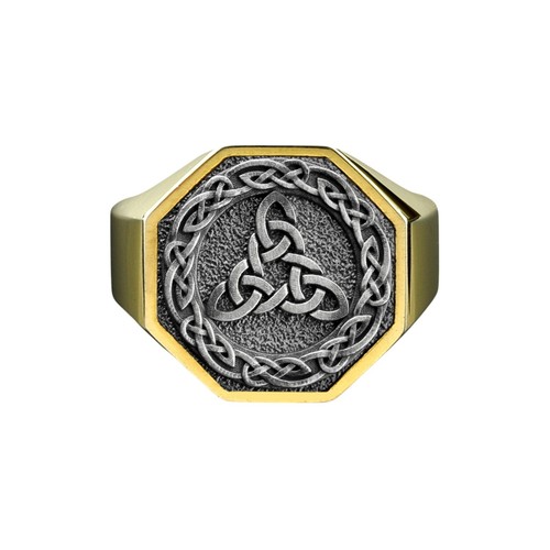 Triquetra gold plated silver - gold,