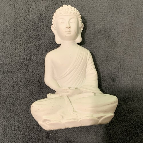 Shiva white statuette - shiva,