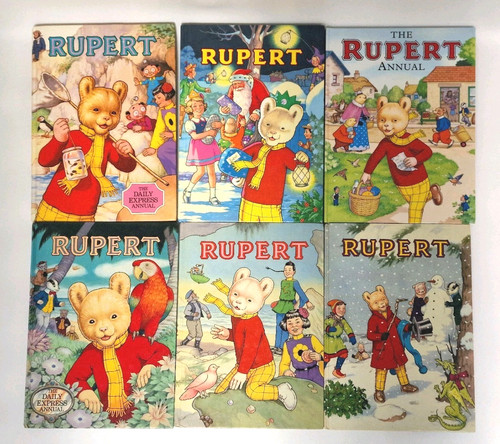 Vintage rupert bear annuals - vintage,