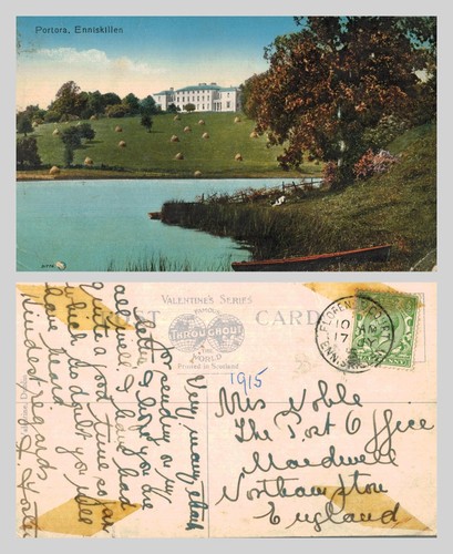 Vintage postcard portora - vintage,