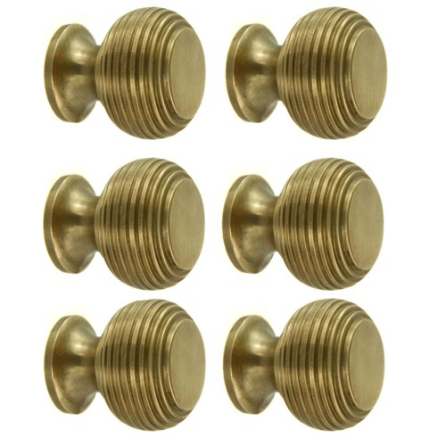 Unlacquered aged solid brass - aged,