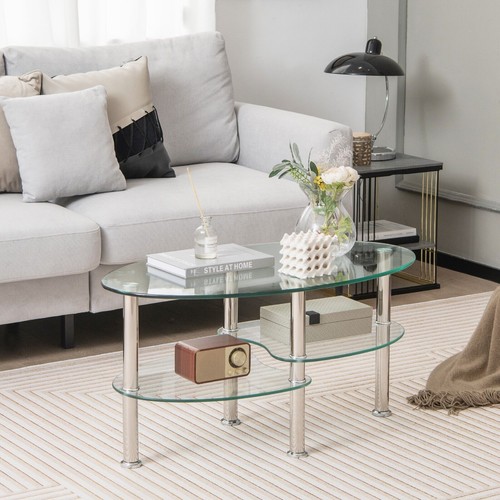 Glass coffee table for - coffee, living