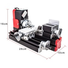 DIY Mini Wood Metal Motorized Lathe Machine Woodworking Turning Tool Kit