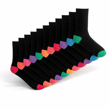 Ladies Socks 12 Pairs Black