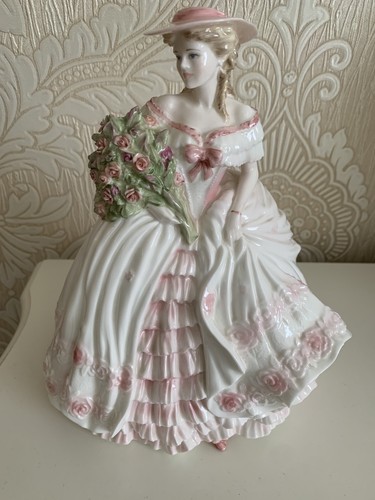 Coalport rose four flowers - rose,