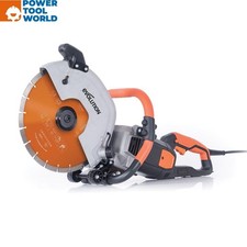 Evolution R300DCT+ 300mm 12" Electric Disc Cutter Concrete Saw 110v With Prem...