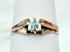 Antique Victorian Blue Green