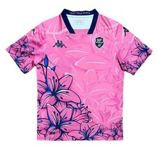 Stade Francais 2020/2021 Home Kappa Rugby Shirt Jersey Mens Size Small