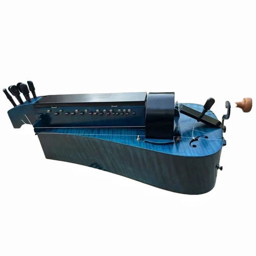 Blue hurdy gurdy - gurdy, 6