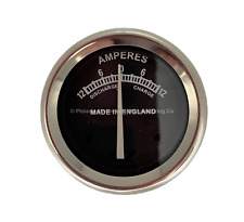LUCAS TYPE 12-0-12 AMMETER - BLACK DIAL - FITS BSA NORTON TRIUMPH