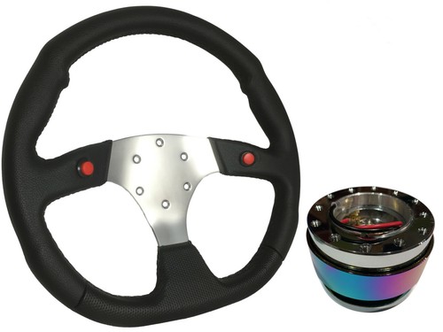 Chrome steering wheel neo - f1,