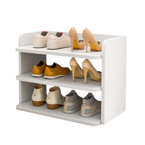 Tier wooden shoe rack tall - wooden,