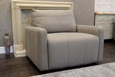 G Plan JAY BLADES X – MORLEY Genesis Taupe Oversized Snuggle Twister Chair