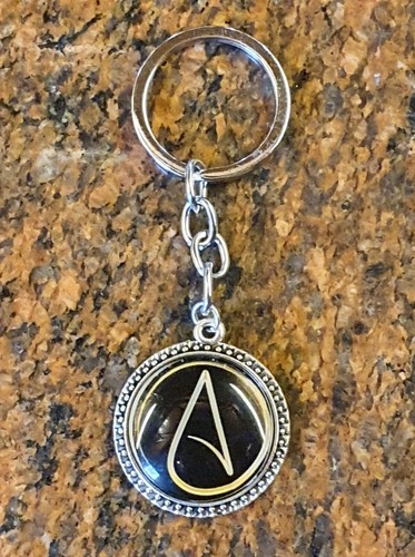 Atheist symbol domed - atheist, a