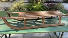VINTAGE WOODEN SNOW SLEDGE