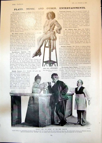 Old print nell richardson - old,