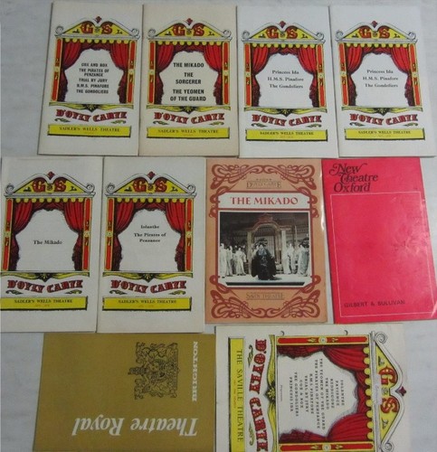 Oyly carte programme - d'oyly,