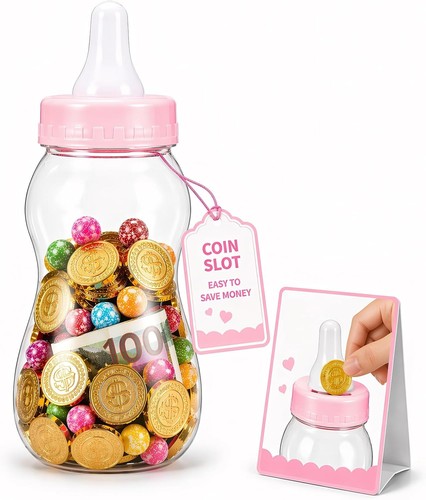 Baby bottle bank for kids - bank, kids: