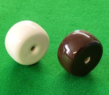 Castor wheel component - , brown