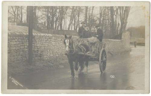 Stephenson otley postcard - otley,