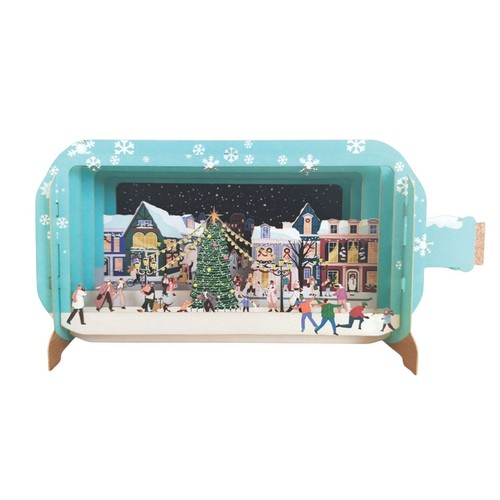Message bottle pop - in, 3d