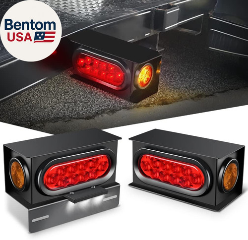 2pcs steel trailer light boxes - trailer,