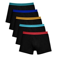 Pack of 5 Boys Cotton Stretch