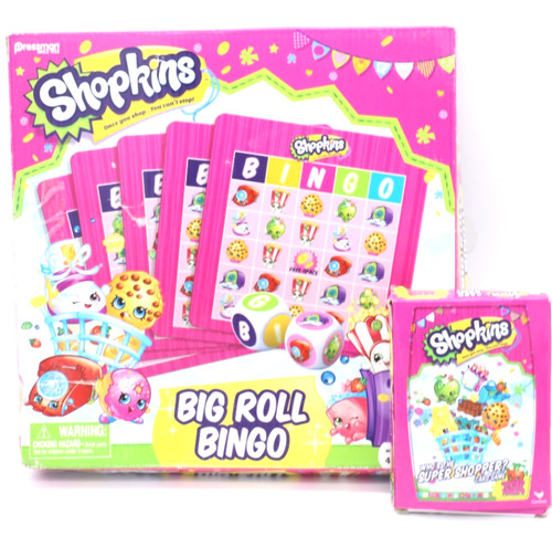 Shopkins big roll bingo game - shopkins,