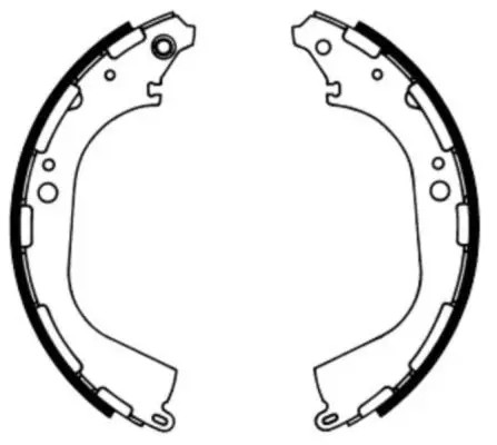 Brake shoes rear axle - brake,