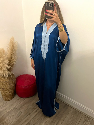 Women dark blue satin - women’s,