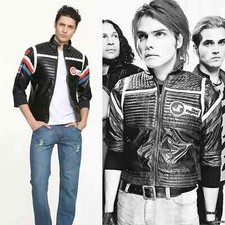 Sale My Chemical Romance Jacket Party Show Poison Costume Version Blue/Black