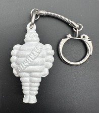 Original Vintage Michelin Man Key Ring, Classic Early all White, Great Condition