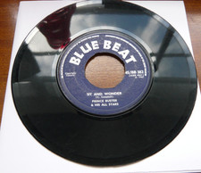 Prince Buster 7" Sit & Wonder Blue Beat 1967 OG BB 382_Fair-Good.