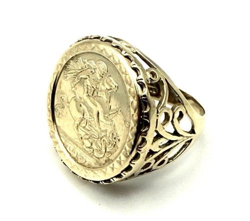 9ct gold george dragon - 9ct,