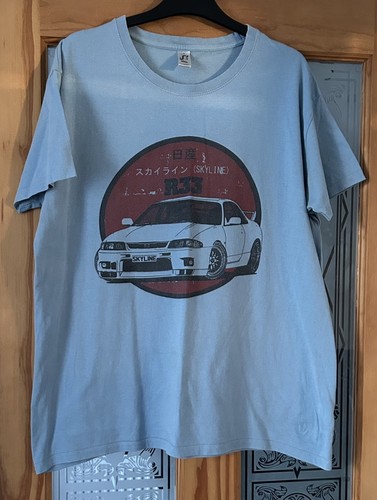 Blue r33 nissan skyline - blue,