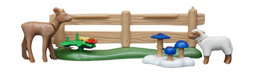 Playmobil fence fawn - playmobil, lamb